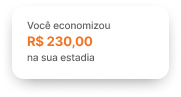 Você economizou